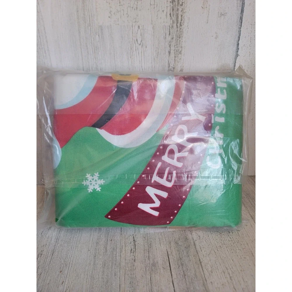 vintage Jessy 3D‎ twin size Merry Christmas bedding set Santa Claus Snowman